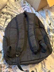Herren Schwarzer Rucksack Snipes mit großem Aufdruck – Schulrucksack – Bild 3 von 3