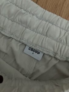 Damen Weite Jogginghose mit Kordelzug – Hellgrau – Größe S – Beige – Bild 2 von 2
