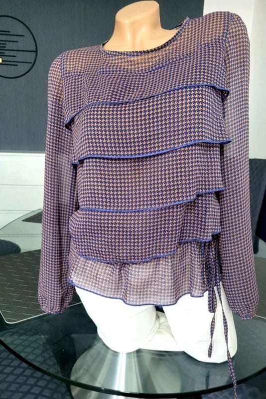 Damen Gr XS Buono Tunika – Lila