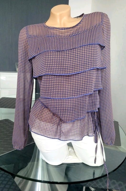Damen Gr XS Buono Tunika – Lila – Bild 3 von 6