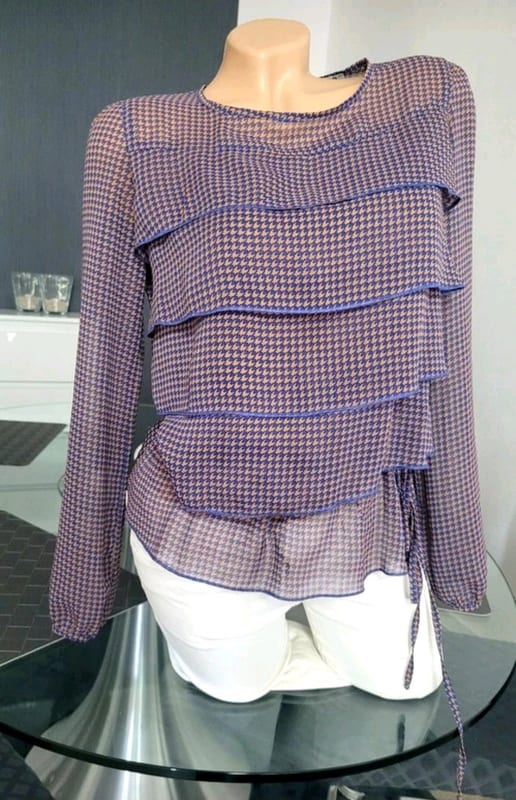 Damen Gr XS Buono Tunika – Lila – Bild 6 von 6