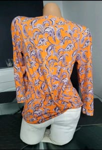 Damen Gr S Street One Tunika – Orange/Bunt – Bild 2 von 7