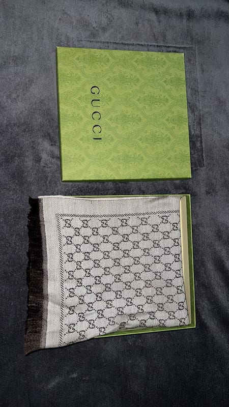 Gucci Schal Neu Damen braun