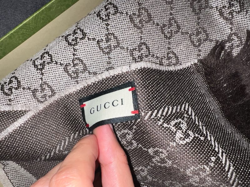 Gucci Schal Neu Damen braun – Bild 6 von 8