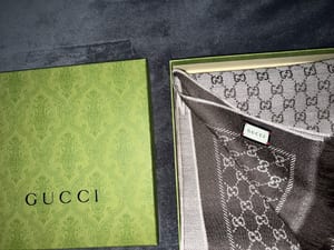 Gucci Schal Neu Damen braun – Bild 5 von 8