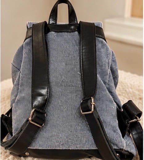 Liu Jo Damen Jeans Rucksack – Grau/Schwarz – Einheitsgröße – Blau – Bild 2 von 3