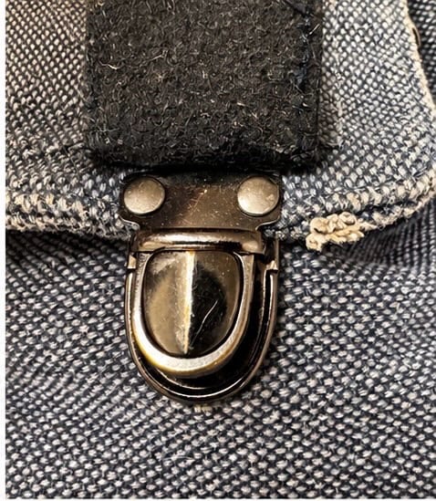 Liu Jo Damen Jeans Rucksack – Grau/Schwarz – Einheitsgröße – Blau – Bild 3 von 3