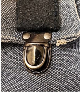 Liu Jo Damen Jeans Rucksack – Grau/Schwarz – Einheitsgröße – Blau – Bild 3 von 3