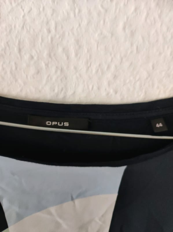 Damen Opus Shirt mit Farbblock-Print – Größe 44 – Blau – Bild 2 von 3