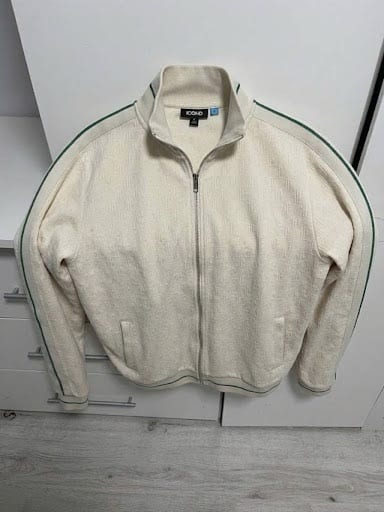 Herren Beige Joggerweste – Größe L – Bild 2 von 3