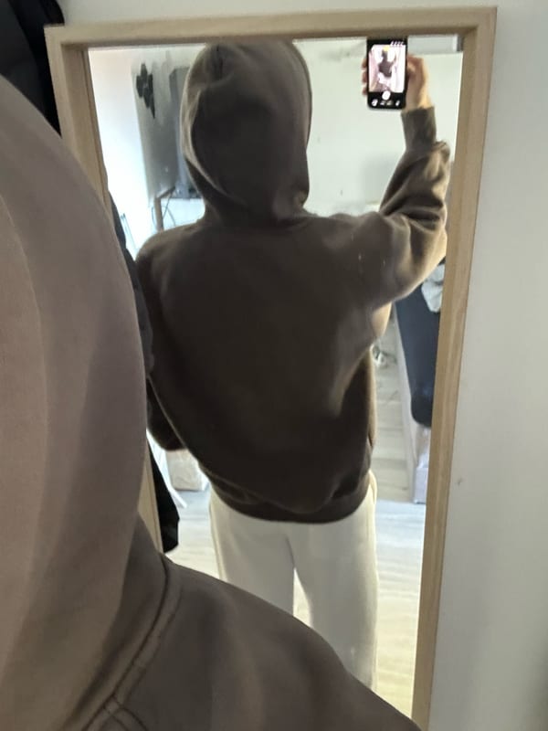 6PM Herren Hoddie – Größe L – Grau – Bild 5 von 5