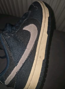 Damen Sneaker aus dunkelblauem Denim mit Wildleder-Swoosh – Low-Top – Größe 38 – Bild 8 von 8