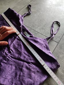 Damen 100% Seide Top Jaqueline – Größe M – Lila – Bild 4 von 5