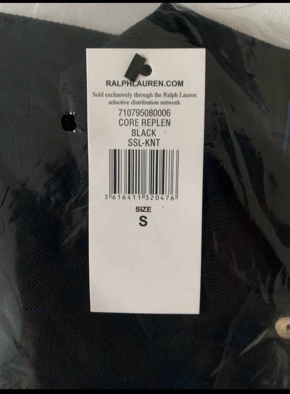 Herren Poloshirt – Schwarz, kurzarm – Bild 4 von 4
