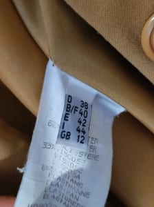 Camel Blazer Damen – Langer Schnitt – Größe 38 – Braun – Bild 3 von 4