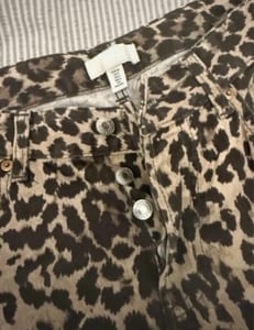 Damen Jeans Hose Leoparden Look – Größe 36 – Braun/Schwarz/Beige – Bild 3 von 3