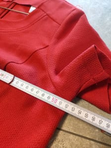 Damen Rotes Kleid mit kurzen Ärmeln – Größe 42 – Bild 5 von 6