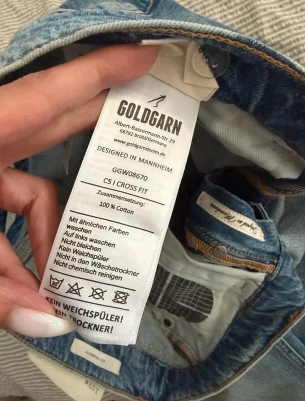 Goldgarn Damen Jeans neu mit Etikett – Größe S – Blau – Bild 9 von 9