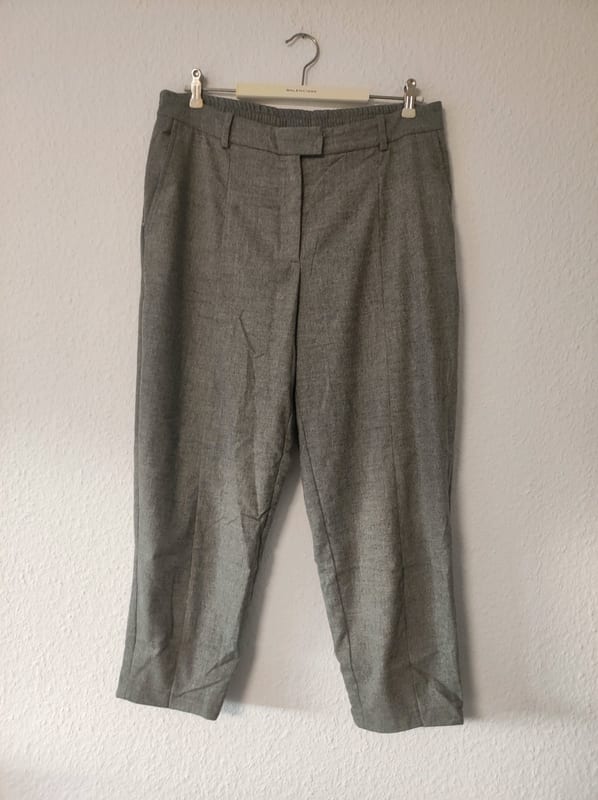 Hugo Boss Damen Graue Hose mit elastischem Bund – Größe 42