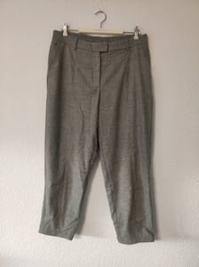 Hugo Boss Damen Graue Hose mit elastischem Bund – Größe 42