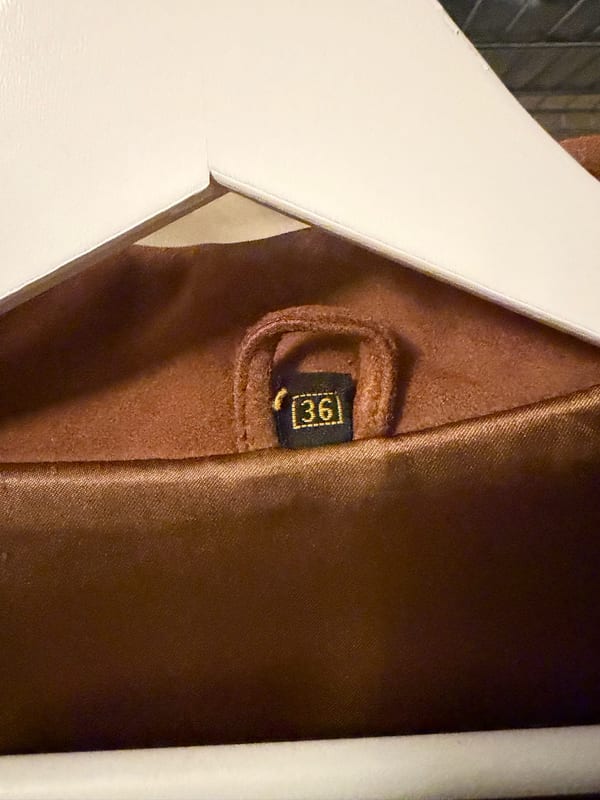 Damen Lederjacke braun in S – Größe 36 – Bild 3 von 5