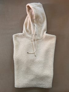 Damen Schöner Teddy Hoodie in Beige – Größe 36 – Bild 7 von 12