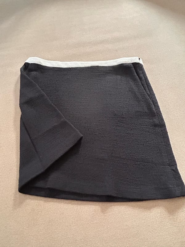 Damen Tweedrock schwarz von Mango – Größe S – Schwarz/Beige – Bild 6 von 12