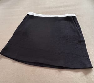 Damen Tweedrock schwarz von Mango – Größe S – Schwarz/Beige – Bild 5 von 12