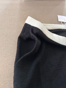 Damen Tweedrock schwarz von Mango – Größe S – Schwarz/Beige – Bild 9 von 12