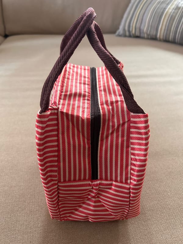 Damen Süße Hundehandtasche Doggie Bag – Rot – Bild 5 von 10
