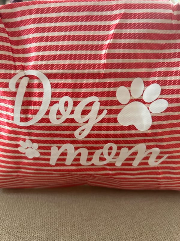 Damen Süße Hundehandtasche Doggie Bag – Rot – Bild 8 von 10