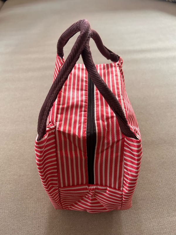Damen Süße Hundehandtasche Doggie Bag – Rot – Bild 9 von 10