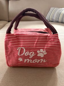 Damen Süße Hundehandtasche Doggie Bag – Rot