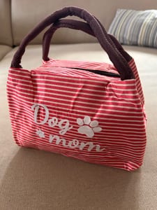 Damen Süße Hundehandtasche Doggie Bag – Rot – Bild 2 von 10