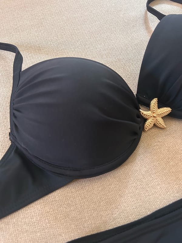 Damen Bikini schwarz mit goldenem Seestern – Größe S – Bild 4 von 11