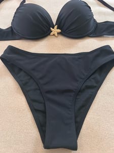 Damen Bikini schwarz mit goldenem Seestern – Größe S – Bild 6 von 11