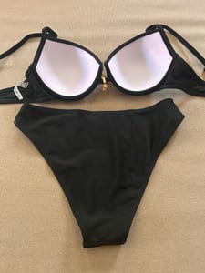 Damen Bikini schwarz mit goldenem Seestern – Größe S – Bild 10 von 11