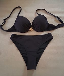 Damen Bikini schwarz mit goldenem Seestern – Größe S – Bild 11 von 11