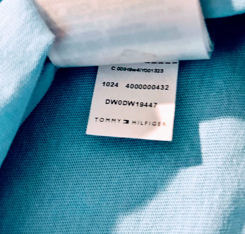 TShirt Oberteil babyblau Tommy Hilfiger – Größe S – Bild 7 von 8