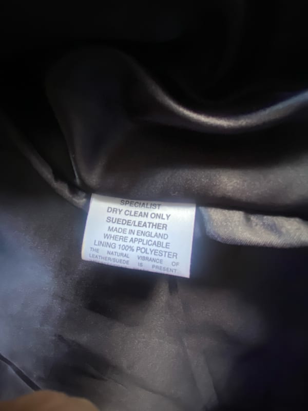 Damen Top Lederjacke, hochwertig, britisches Label – Größe S – Schwarz – Bild 5 von 9