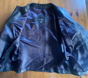 Damen Top Lederjacke, hochwertig, britisches Label – Größe S – Schwarz – Bild 6 von 9