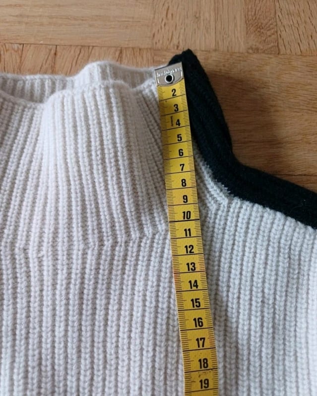 Damen H&M Pullover Turtelneck – Größe S – Creme – Bild 8 von 11