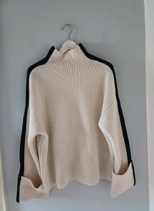 Damen H&M Pullover Turtelneck – Größe S – Creme