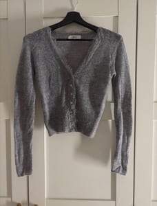 Damen Gina Tricot Knitted Cardigan in der Farbe Grau in der Größe XS Neu