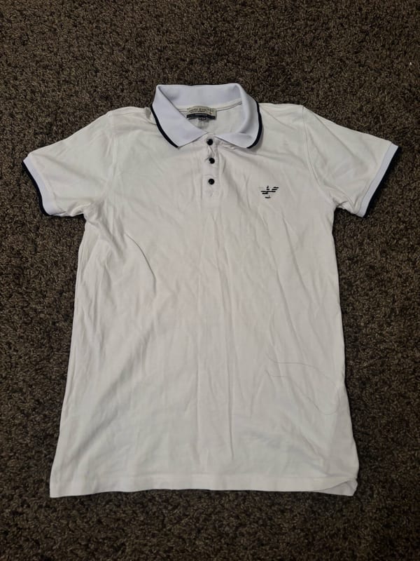 Herren Armani T-shirt – Größe XS – Weiß