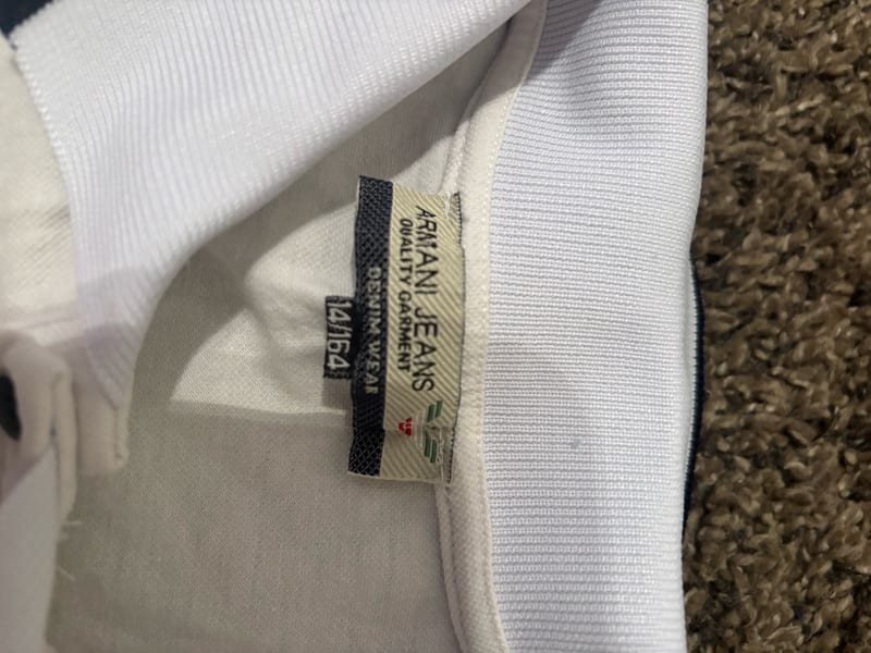 Herren Armani T-shirt – Größe XS – Weiß – Bild 2 von 3