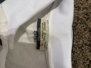 Herren Armani T-shirt – Größe XS – Weiß – Bild 2 von 3