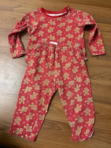 Jungen Schlafanzug – Größe 86 – Rot/Braun