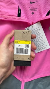 Herren Nike Miller Windrunner Jacke Pink/Grau-Größe S – Rosa/Grau – Bild 5 von 7