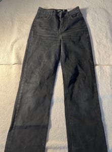 Pieces Damen schwarze jeans – Größe W25/L32 – Schwaz